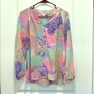 Lilly Pulitzer Elsa Silk Top